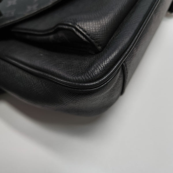 TAIGARAMA Monogram Coated Canvas Black