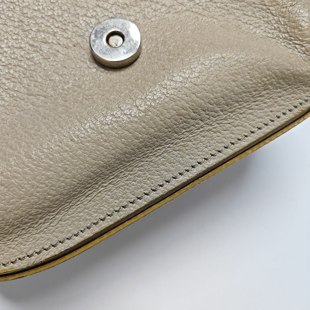 Calfskin Shoulder Bag Beige