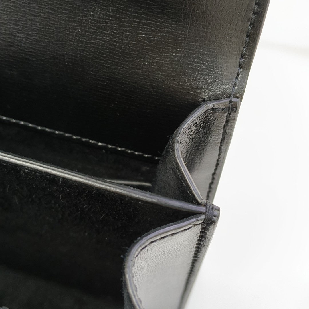 SUNSET Medium Calfskin Black