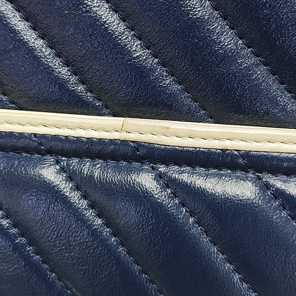 GG Marmont Medium Quilted Calfskin Blue