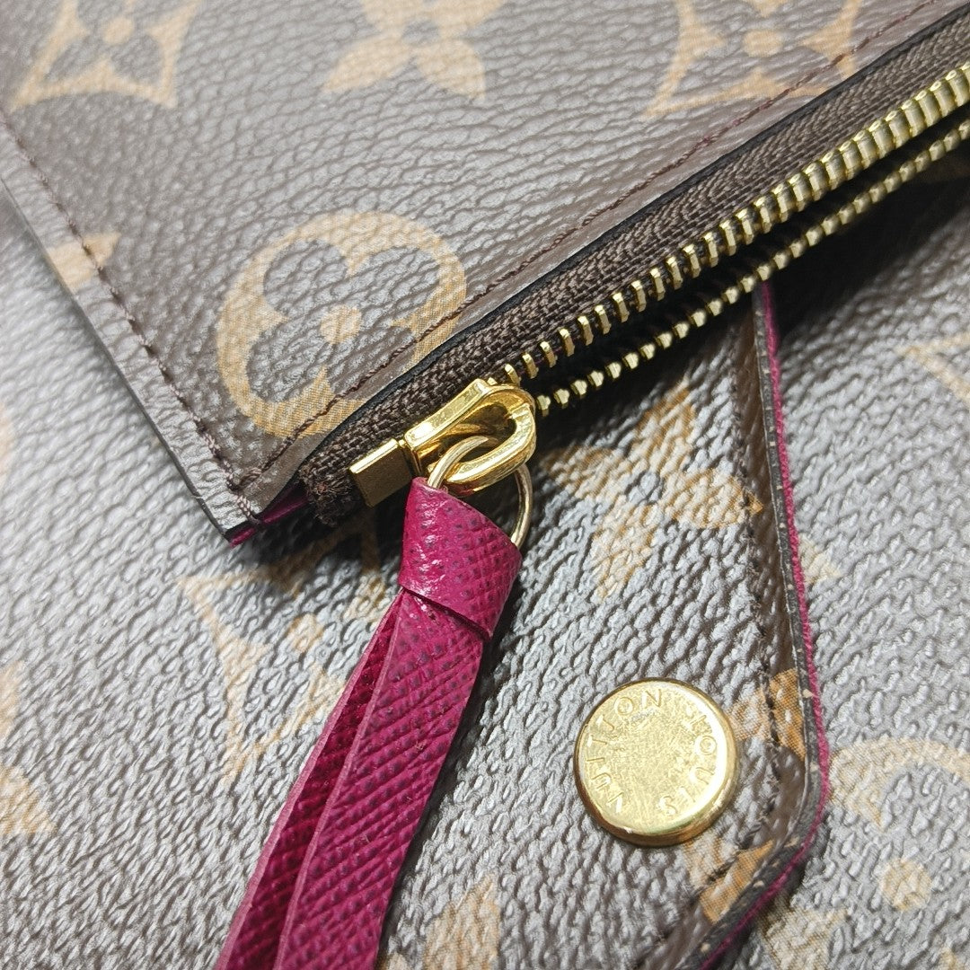 FÉLICIE Monogram Coated Canvas Brown