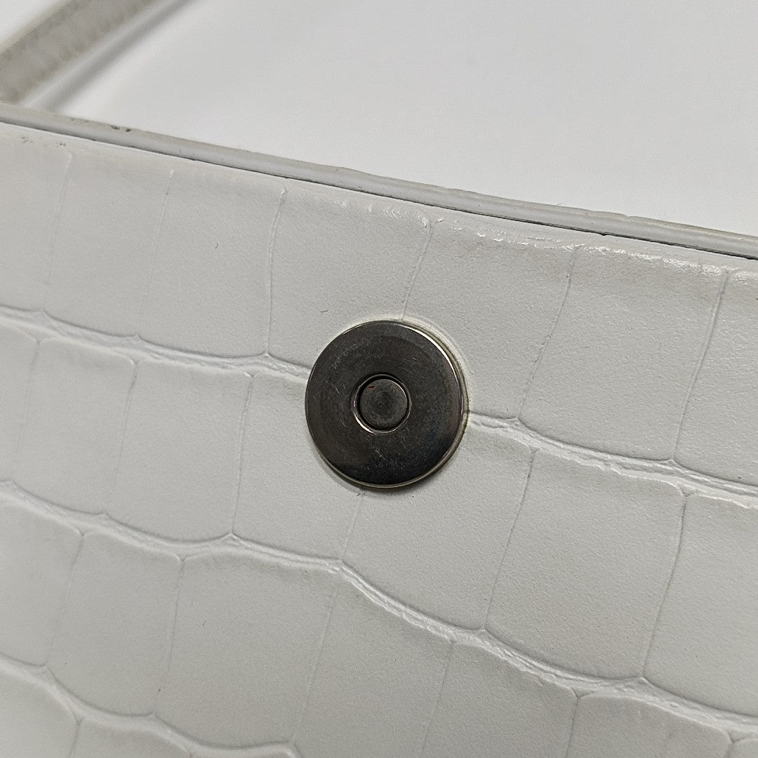 Calfskin Shoulder Bag White