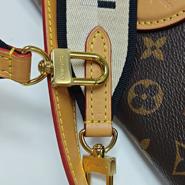 DIANE Monogram Coated Canvas Brown