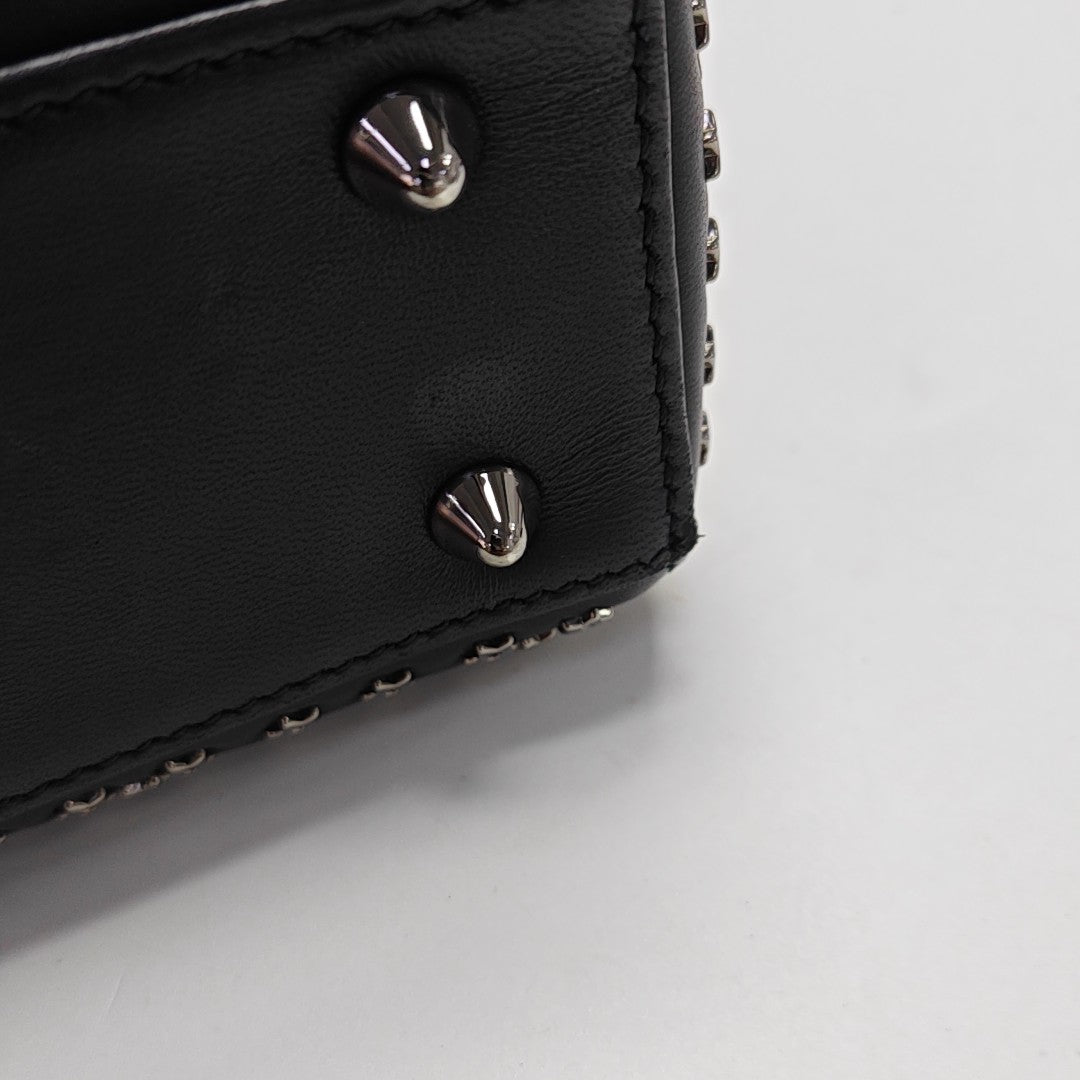 Lady Dior Small Cannage Lambskin Black