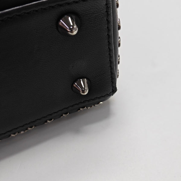 Lady Dior Small Cannage Lambskin Black