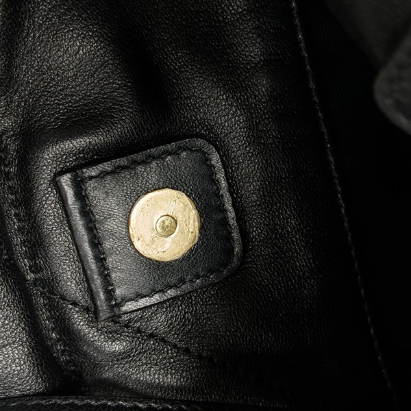 JAMIE POCHON Lambskin Black