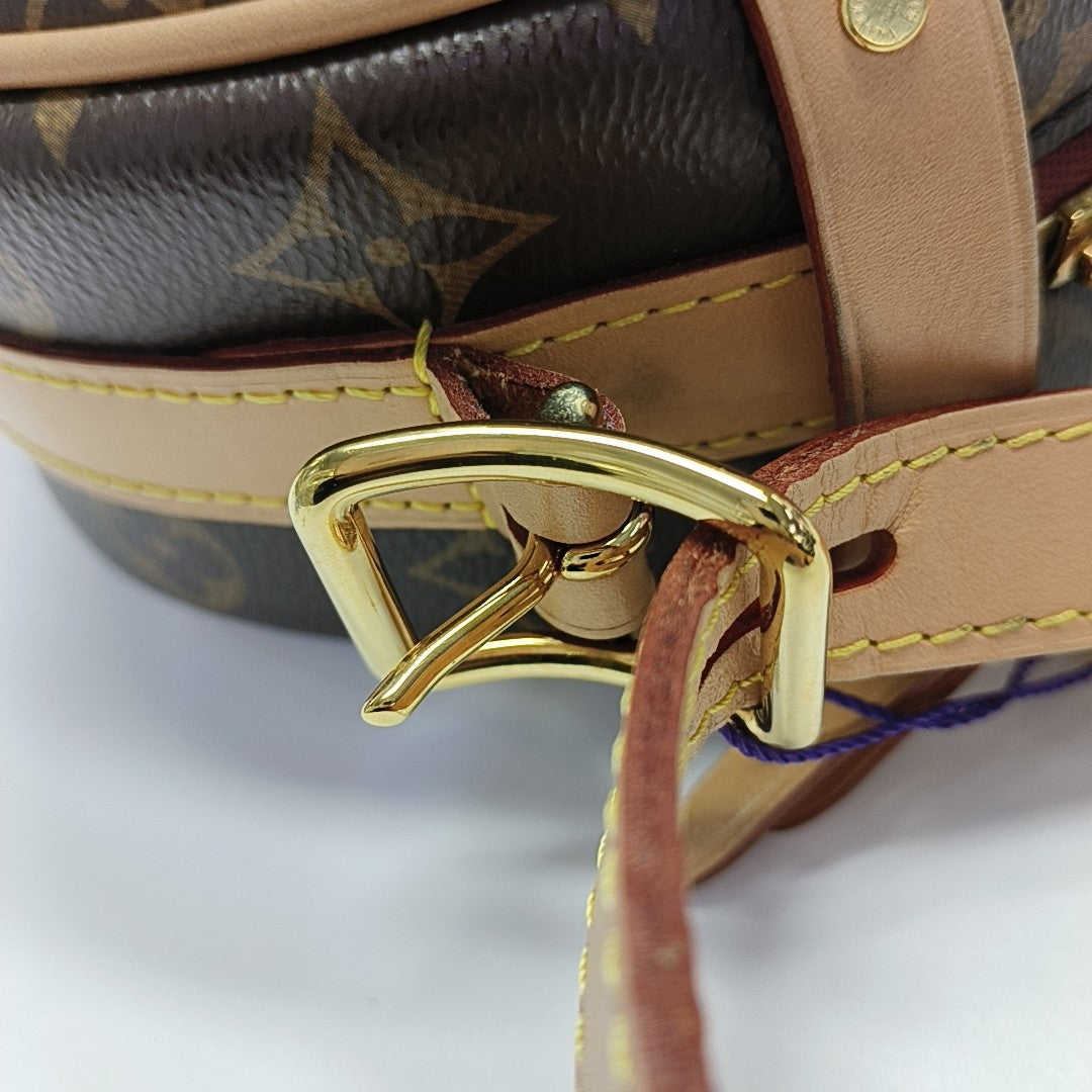 BOITE CHAPEAU PM Monogram Coated Canvas Brown