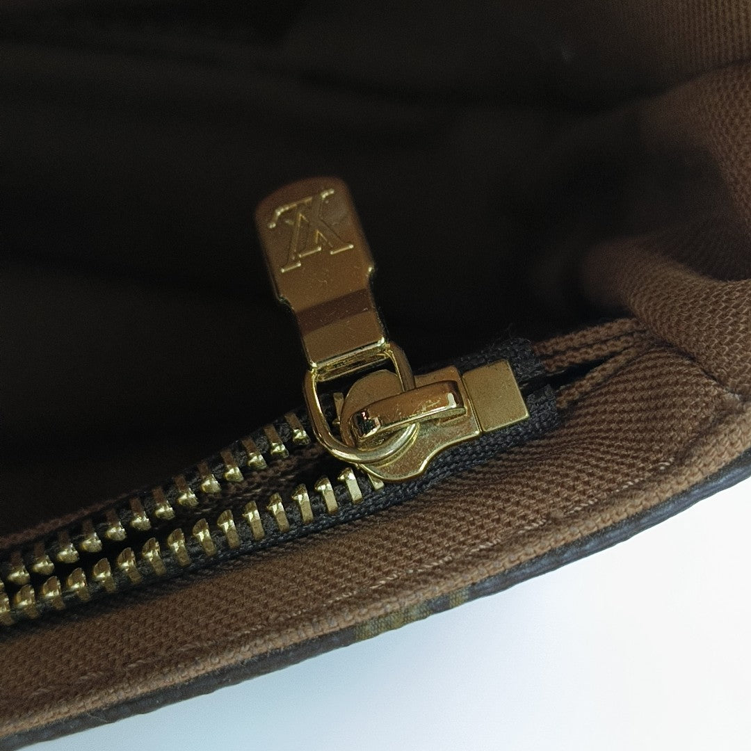 IVY Monogram Coated Canvas Brown