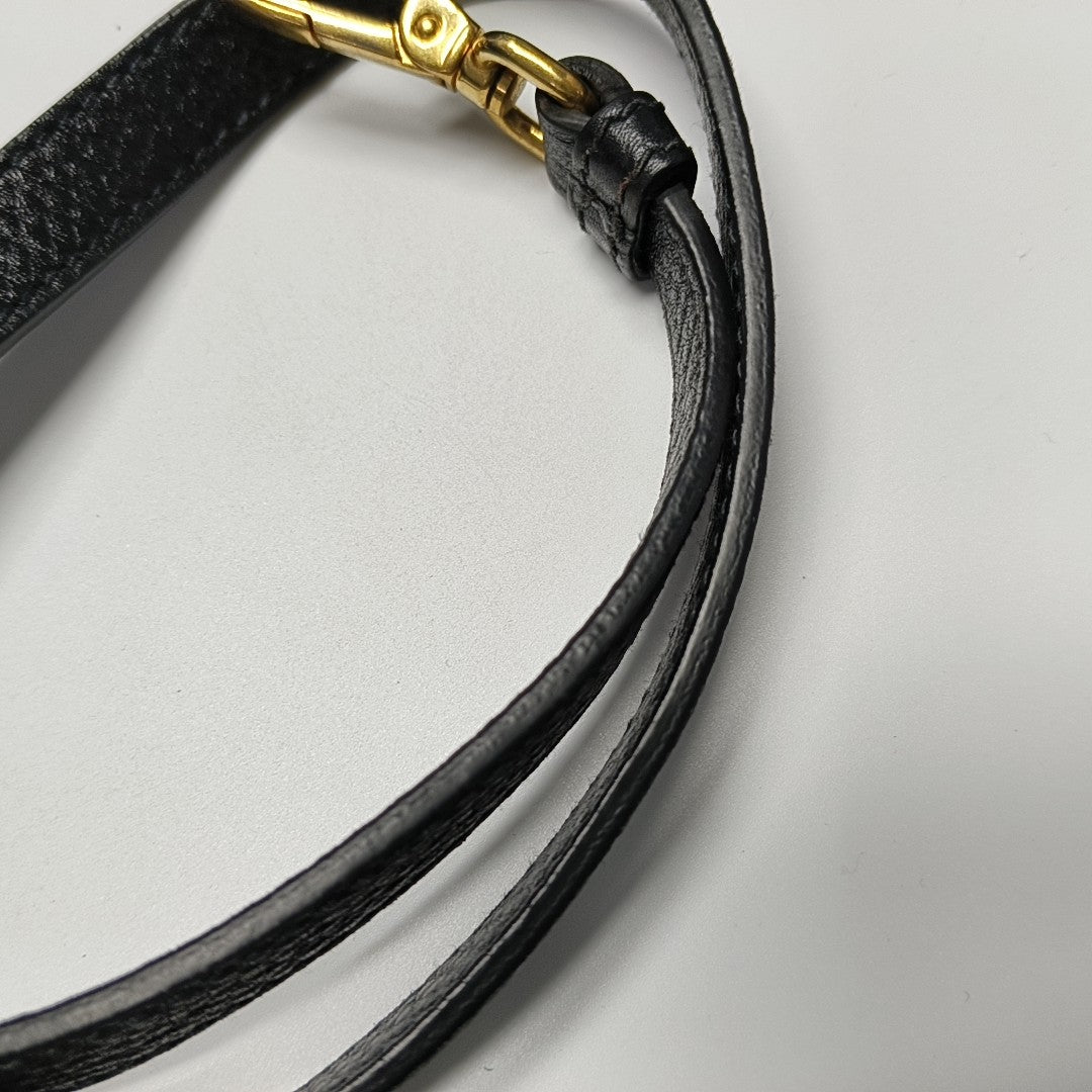 Calfskin Shoulder Bag Black