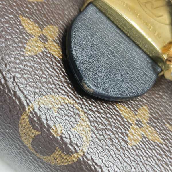 LOCKY BB Monogram Coated Canvas Brown