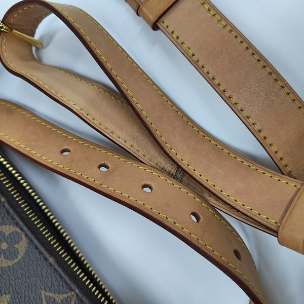 BUMBAG Monogram Coated Canvas Brown