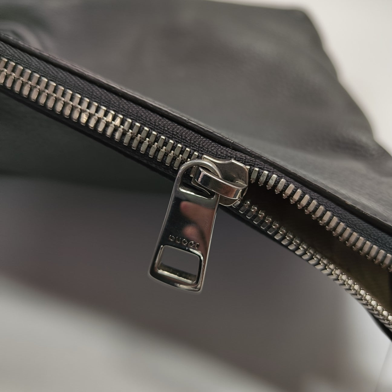 Calfskin Shoulder Bag Gray