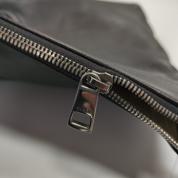 Calfskin Shoulder Bag Gray