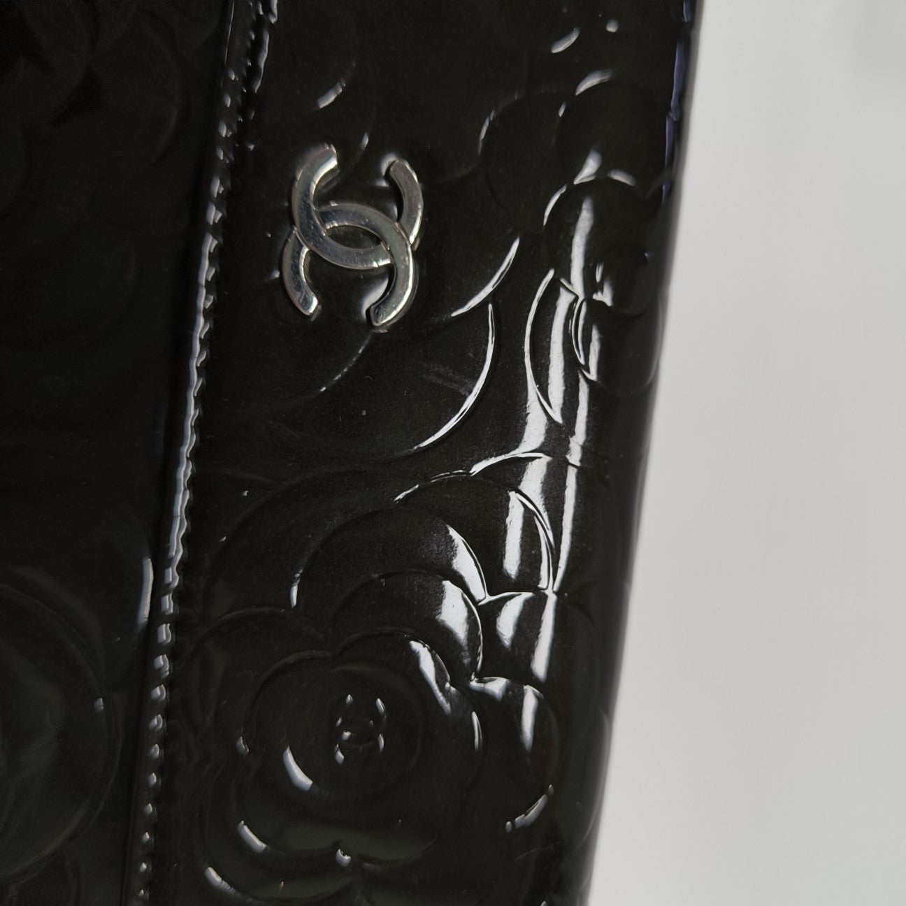 Patent Leather Shoulder Bag Green