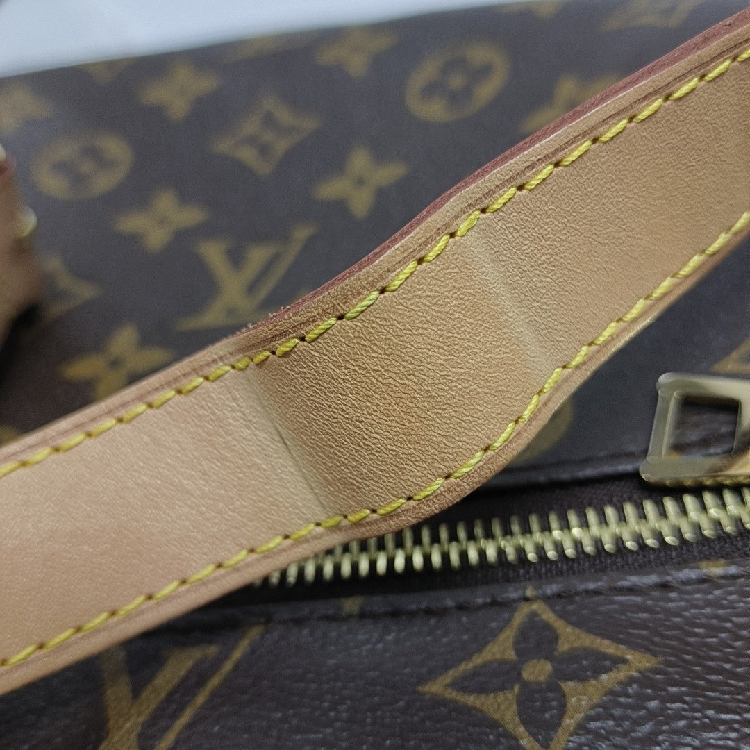 BUMBAG Monogram Coated Canvas Brown