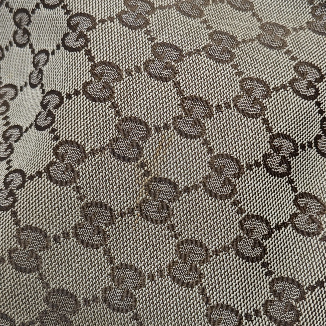 Monogram Canvas Shoulder Bag Beige