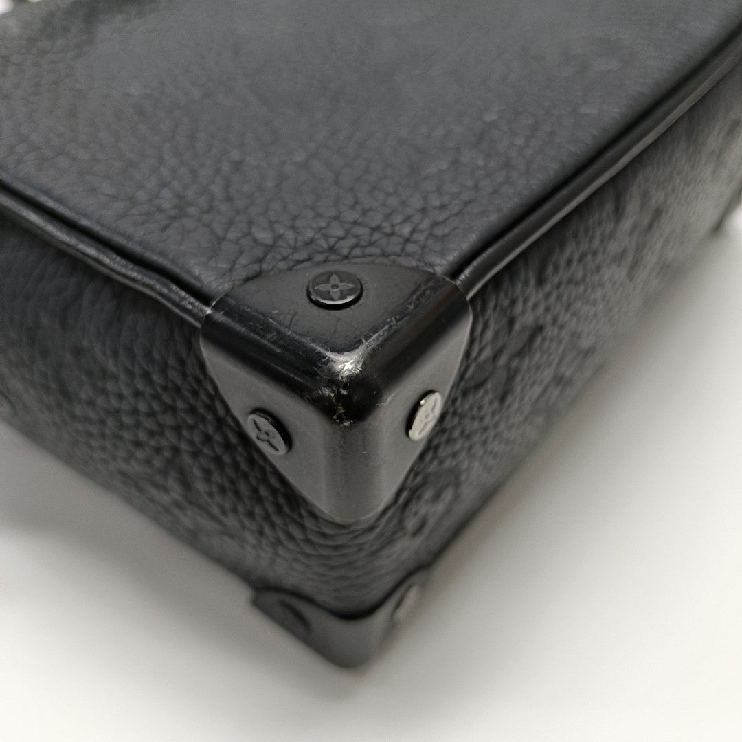 SOFT TRUNK Mini Monogram Calfskin Black