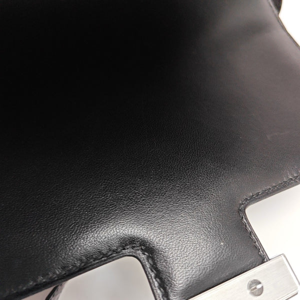 Constance 23 Shiny Porosus Crocodile Black