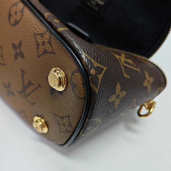 Vanity Chain Pouch Monogram Coated Canvas Brown
