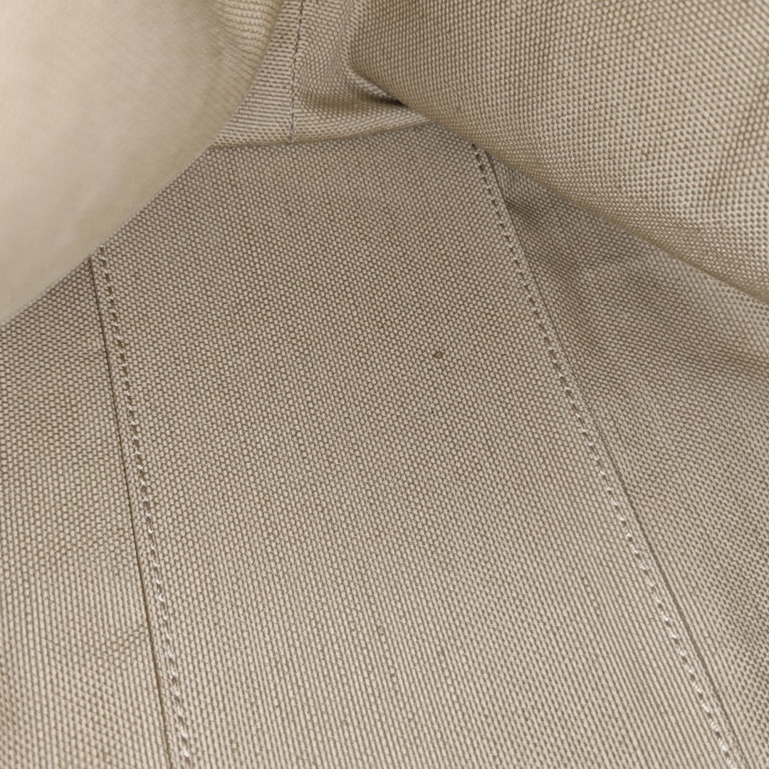 Cannage Calfskin Top Handle Bag Medium Beige