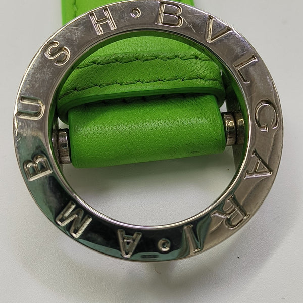 BVLGARI Small Quilted Lambskin Green