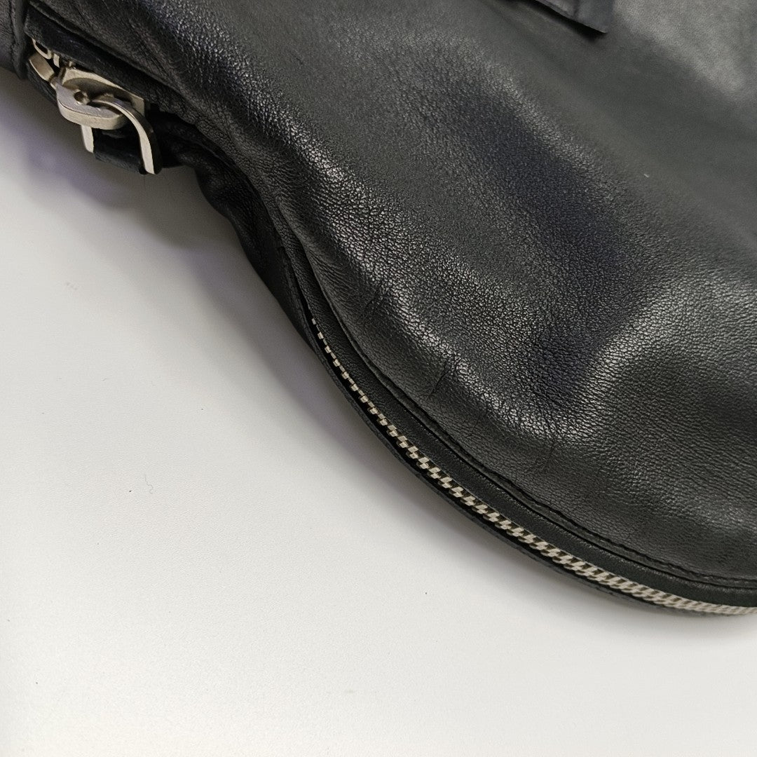 Nylon Lambskin Black