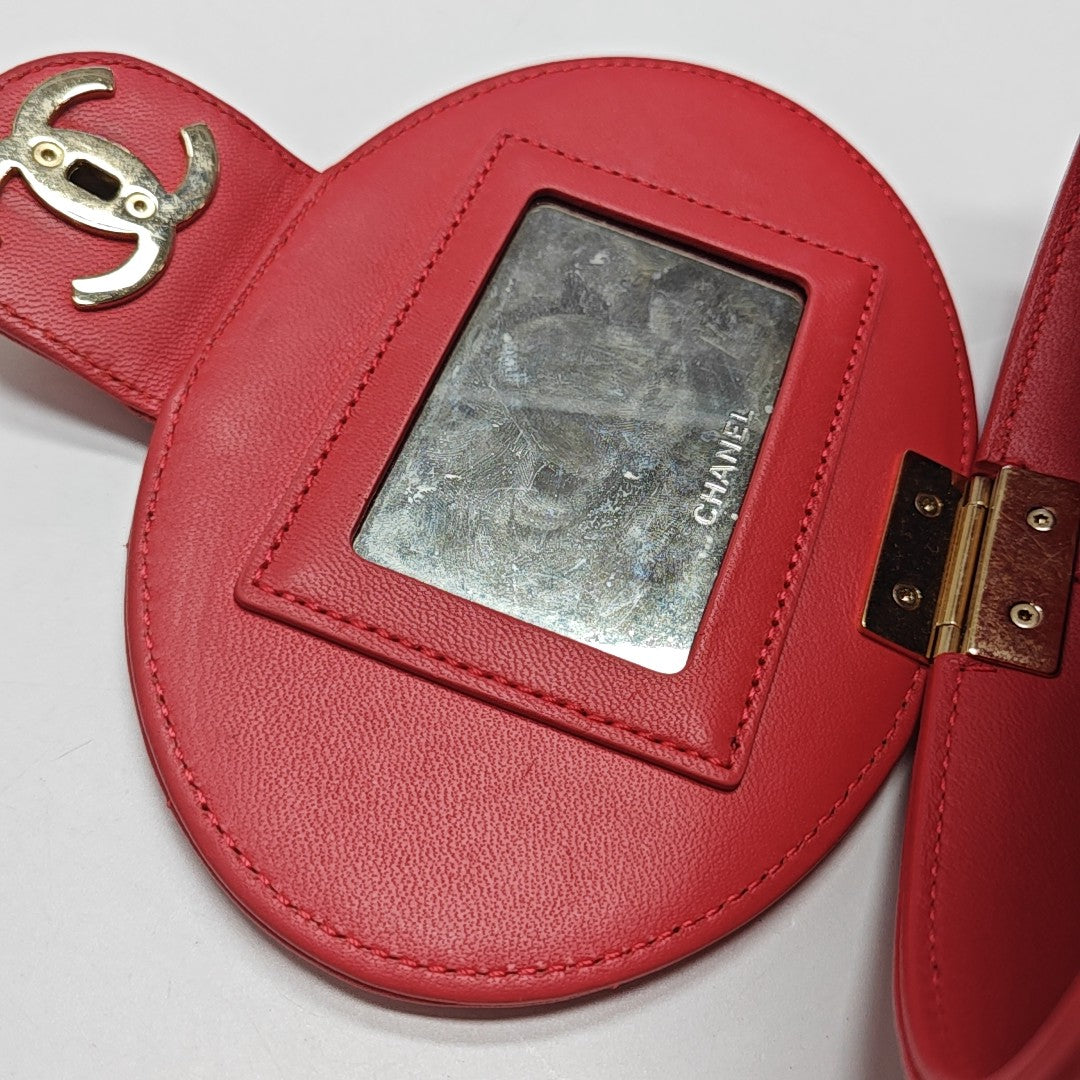 Quilted Lambskin Red