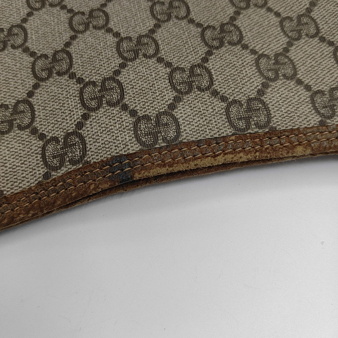 GG Supreme Monogram Coated Canvas Black