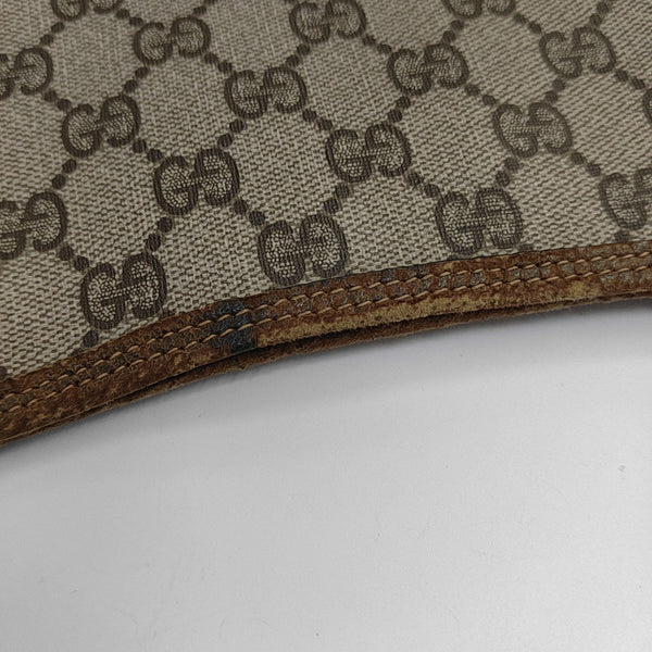 GG Supreme Monogram Coated Canvas Black