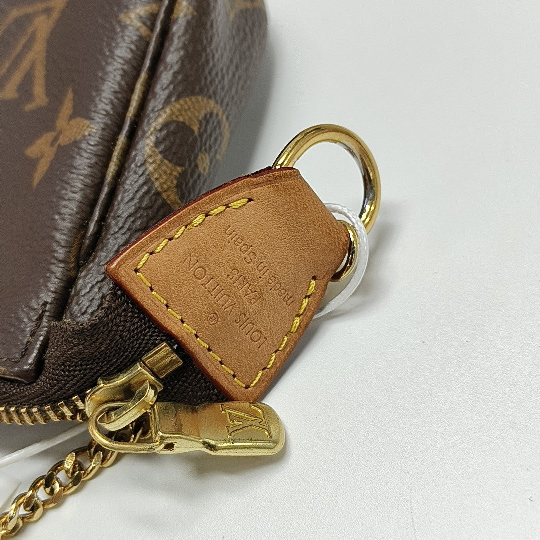 ACCESSOIRES Mini Monogram Coated Canvas Brown