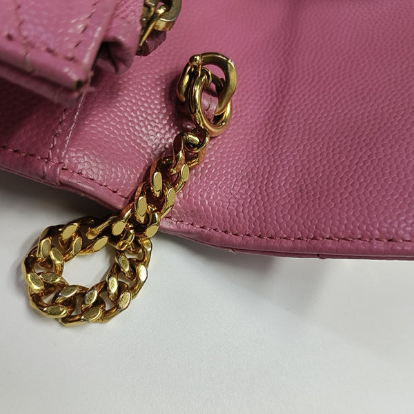 MONOGRAM WOC Chevron Calfskin Pink