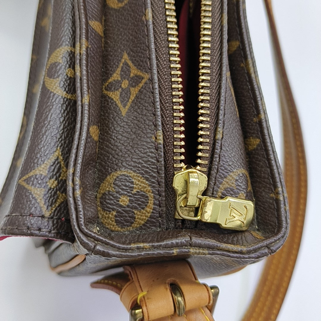 VIVA CITE Monogram Coated Canvas Brown