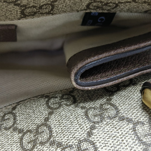 Neo Vintage Small Monogram Coated Canvas Beige