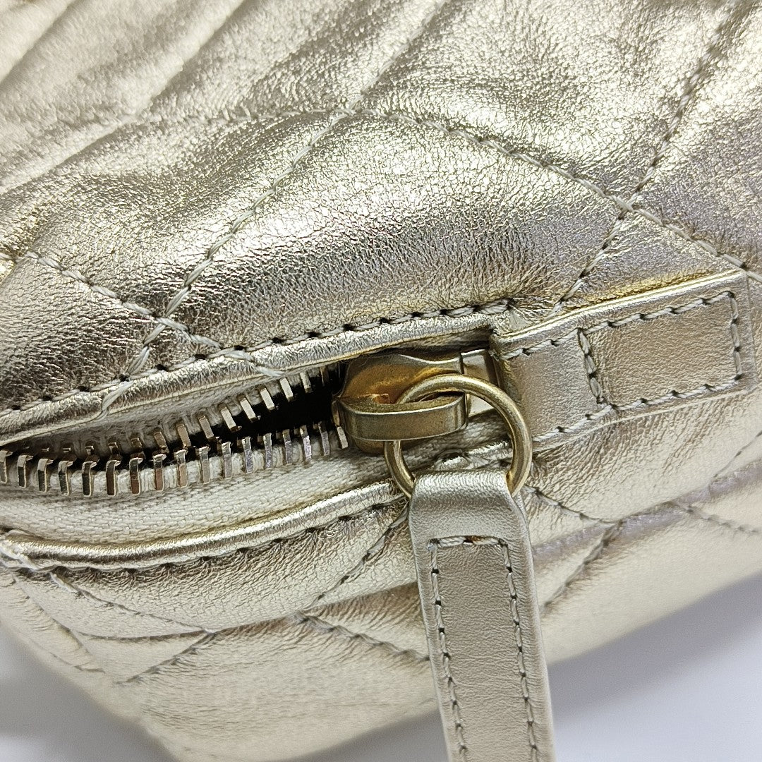 Quilted Lambskin Gold