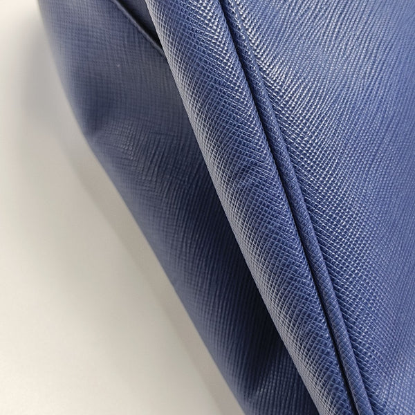 Galleria Large Saffiano Calfskin Blue