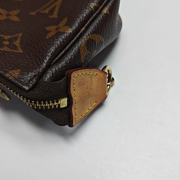 ACCESSOIRES Mini Monogram Coated Canvas Brown