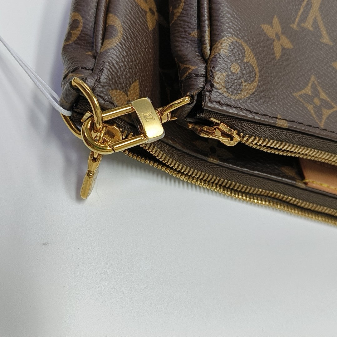 MULTI Monogram Coated Canvas Brown