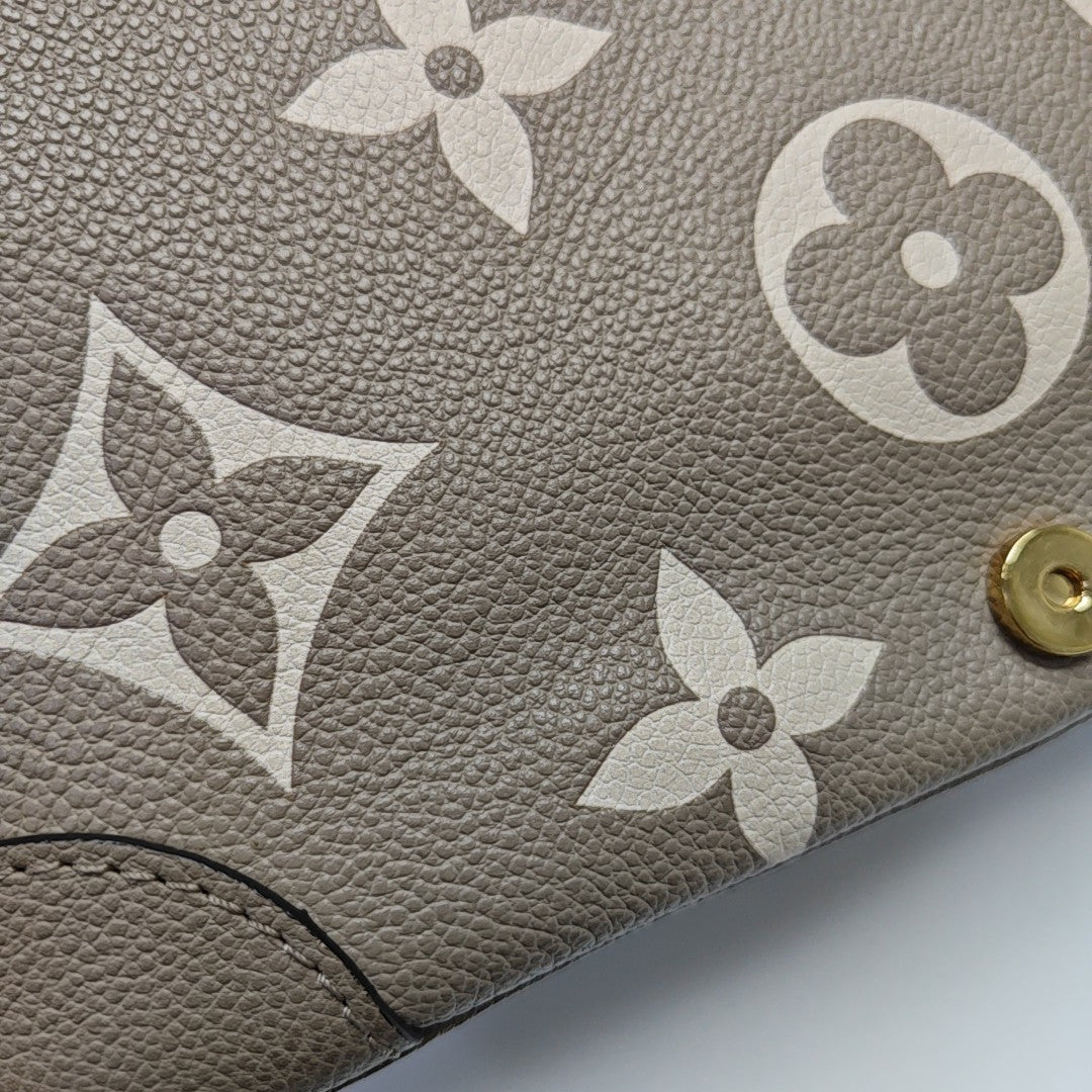 DIANE Monogram Calfskin Gray