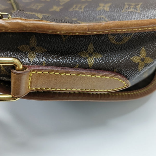 MENILMONTANT MM Monogram Coated Canvas Brown