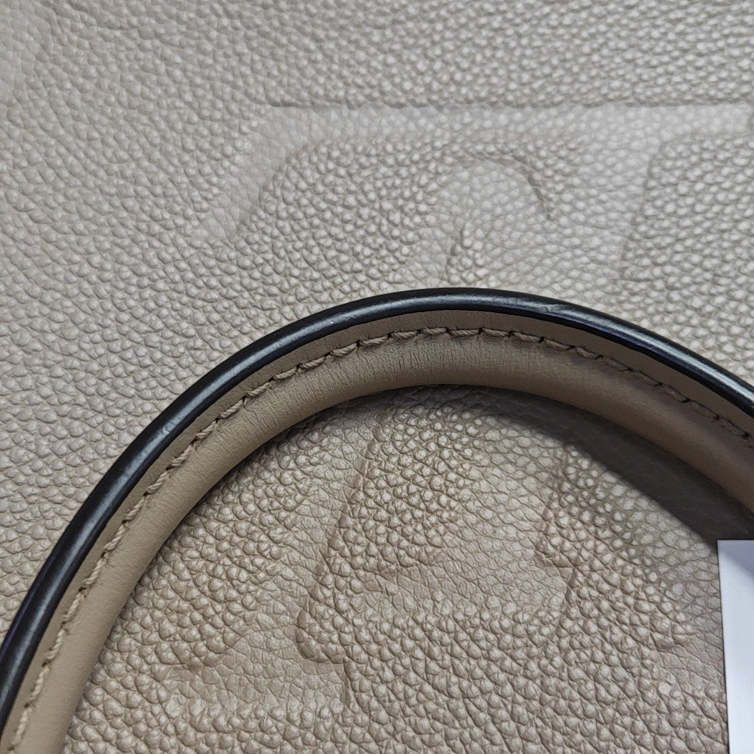 ONTHEGO MM Monogram Calfskin Gray