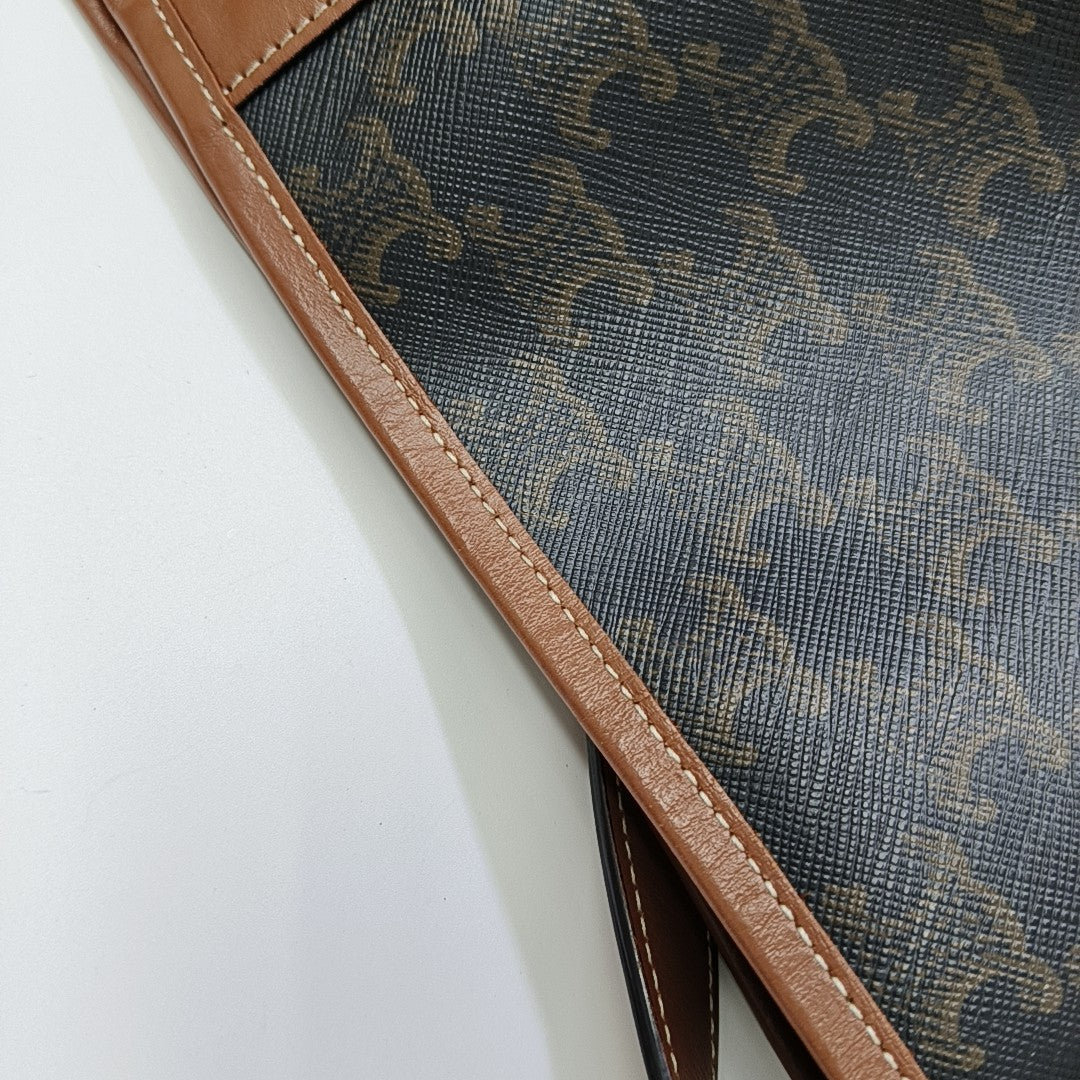 TRIOMPHE CANVAS Medium Coated Canvas Brown