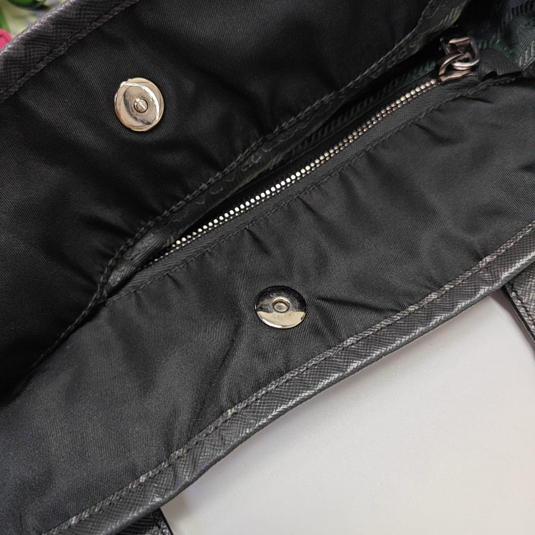 Nylon Top Handle Bag Multicolor
