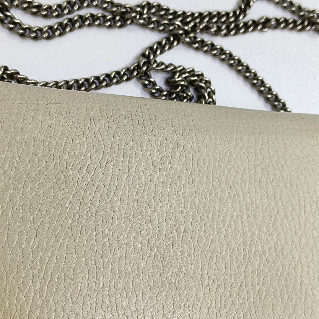 Dionysus Super Mini Calfskin White