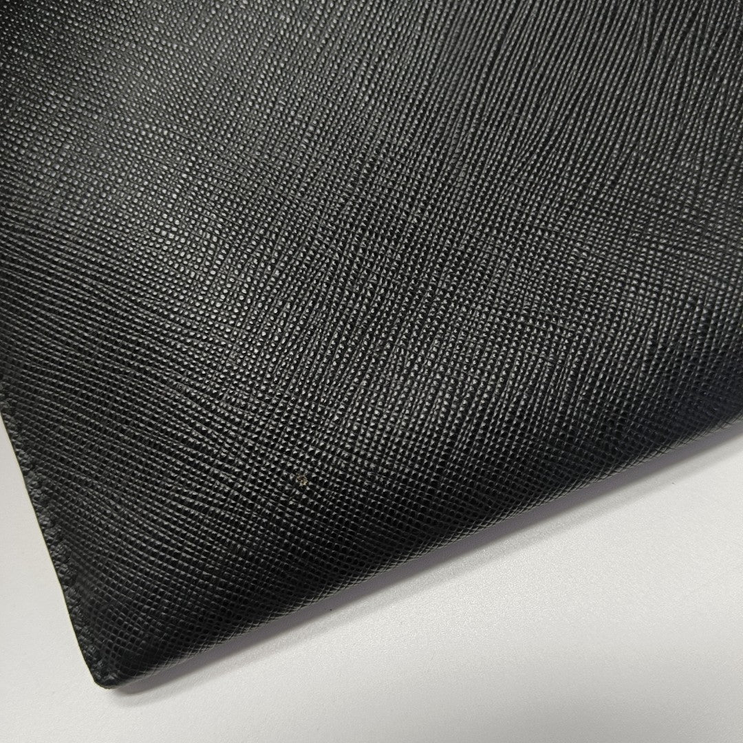 Clutch Saffiano Calfskin Black