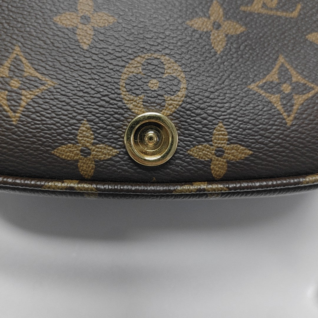 SAUMUR BB Monogram Coated Canvas Brown