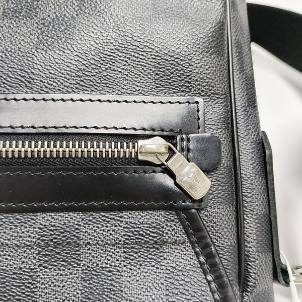 DANIEL Damier Graphite Coated Canvas Gray
