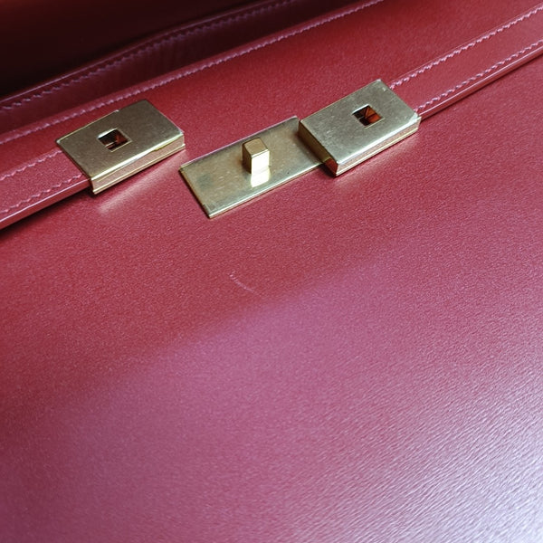 MANHATTAN Calfskin Red