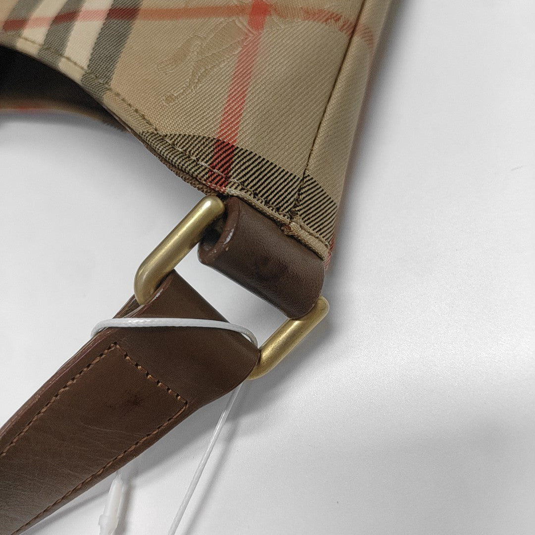 Canvas Shoulder Bag Beige