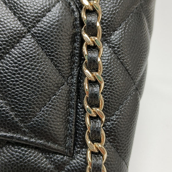 COCO HANDLE Grained Calfskin Black
