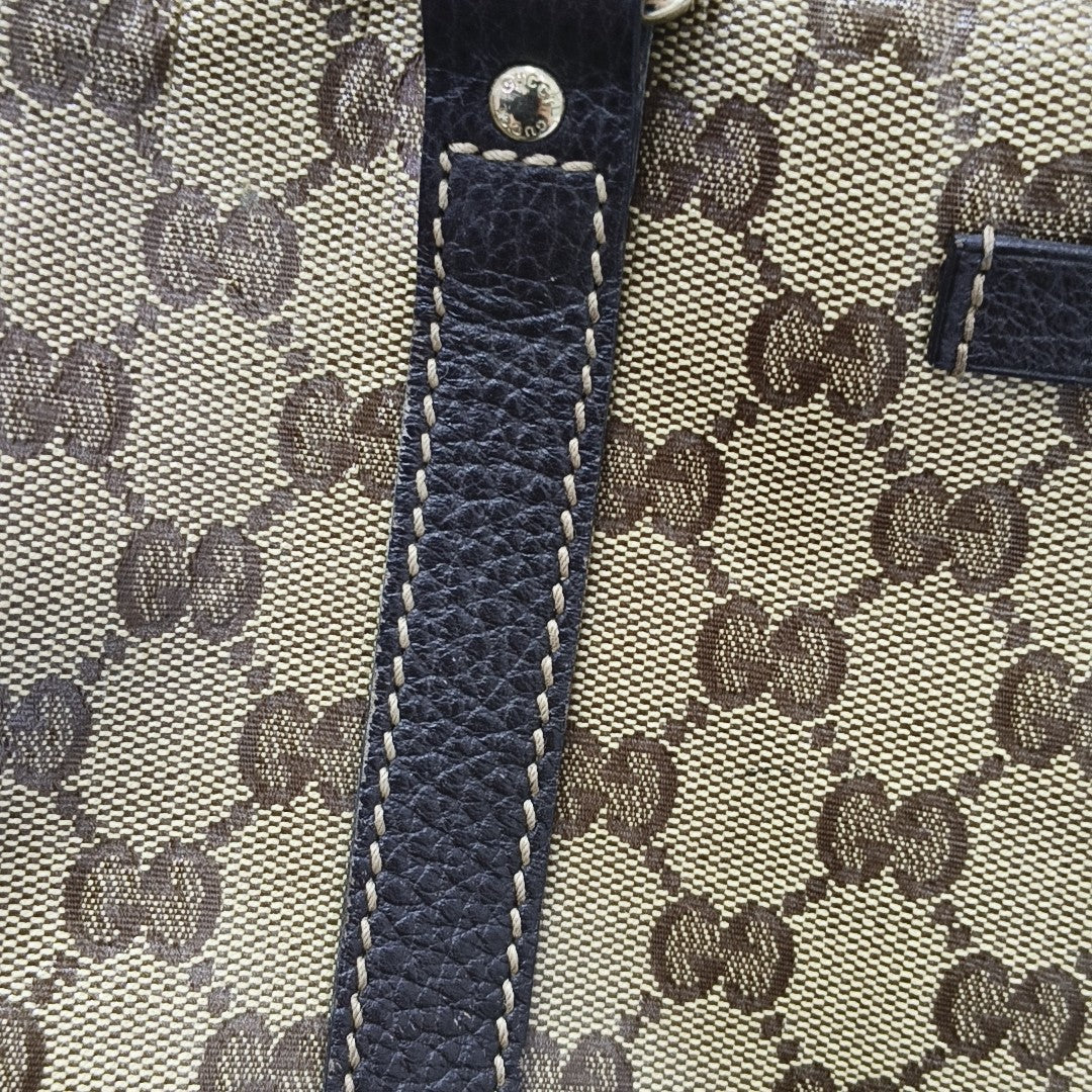 Joy Monogram Coated Canvas Beige
